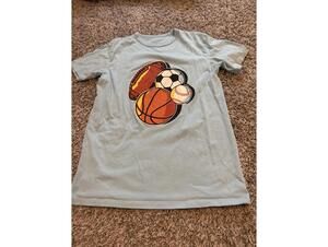 Boys XXL Children's Place LightBlue Basketball Sports T-Shirt